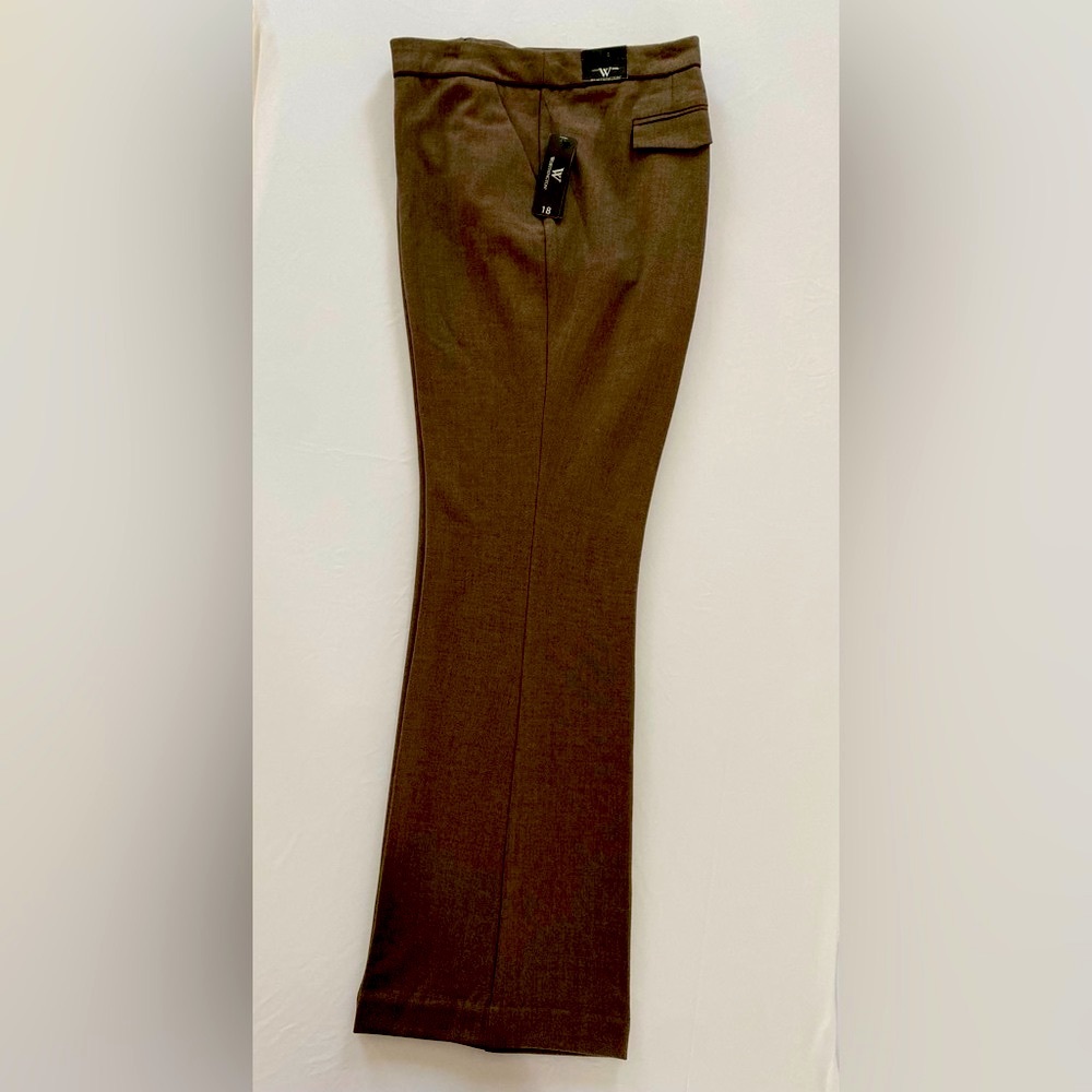 Ladies Size 18. Worthington work or formal pants. Color Broen Melange